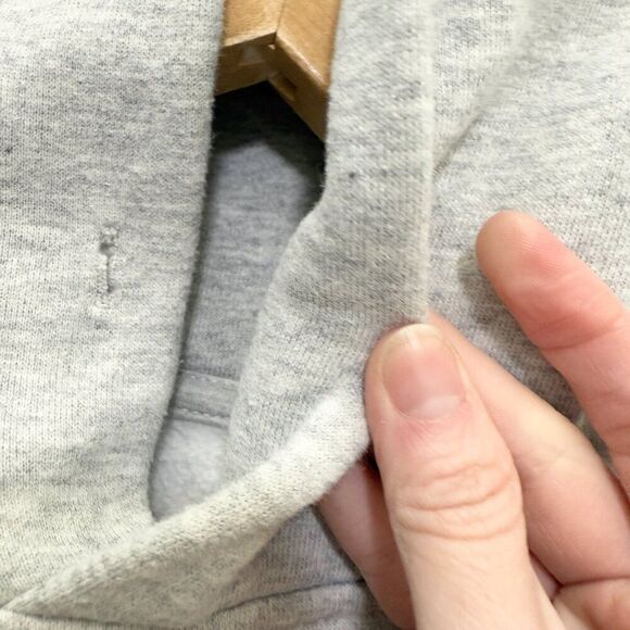 Unisex Playboy New York City Oversized Hoodie in Light Gray Size Small - Picture 10 of 11